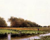 阿尔弗雷德 汤普森 布雷奇 : Hunter in the Meadows of Old Newburypor Massachusetts